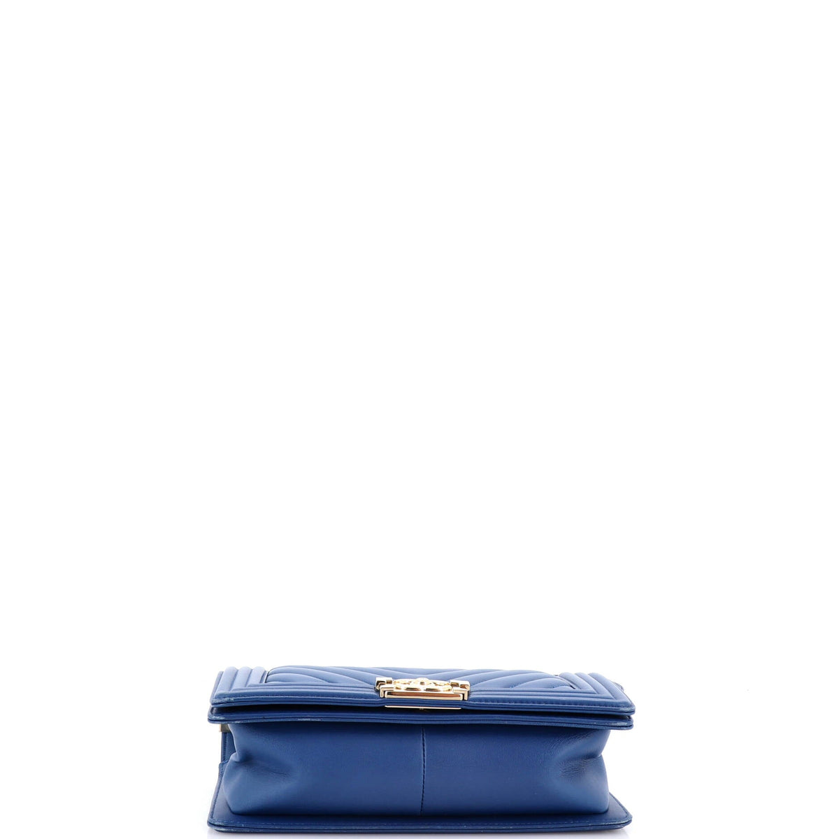 Boy Flap Bag Chevron Calfskin Old Medium
