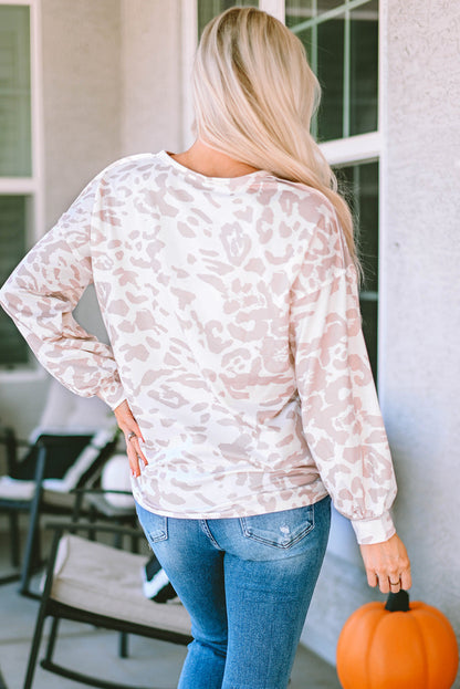 Threaded Pear Logan Puff Sleeve Knit Top