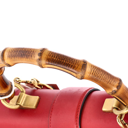 Dionysus Bamboo Top Handle Bag Leather Medium