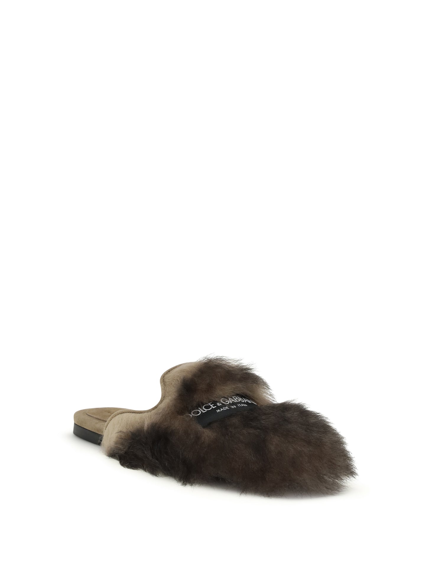 Sheepskin Mules Mahogany