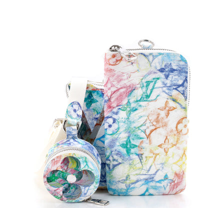 LV Block Limited Edition Monogram Pastel Multicolor