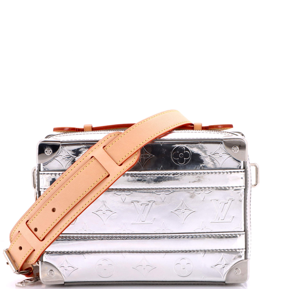 Handle Soft Trunk Bag Monogram Mirror Coated Canvas