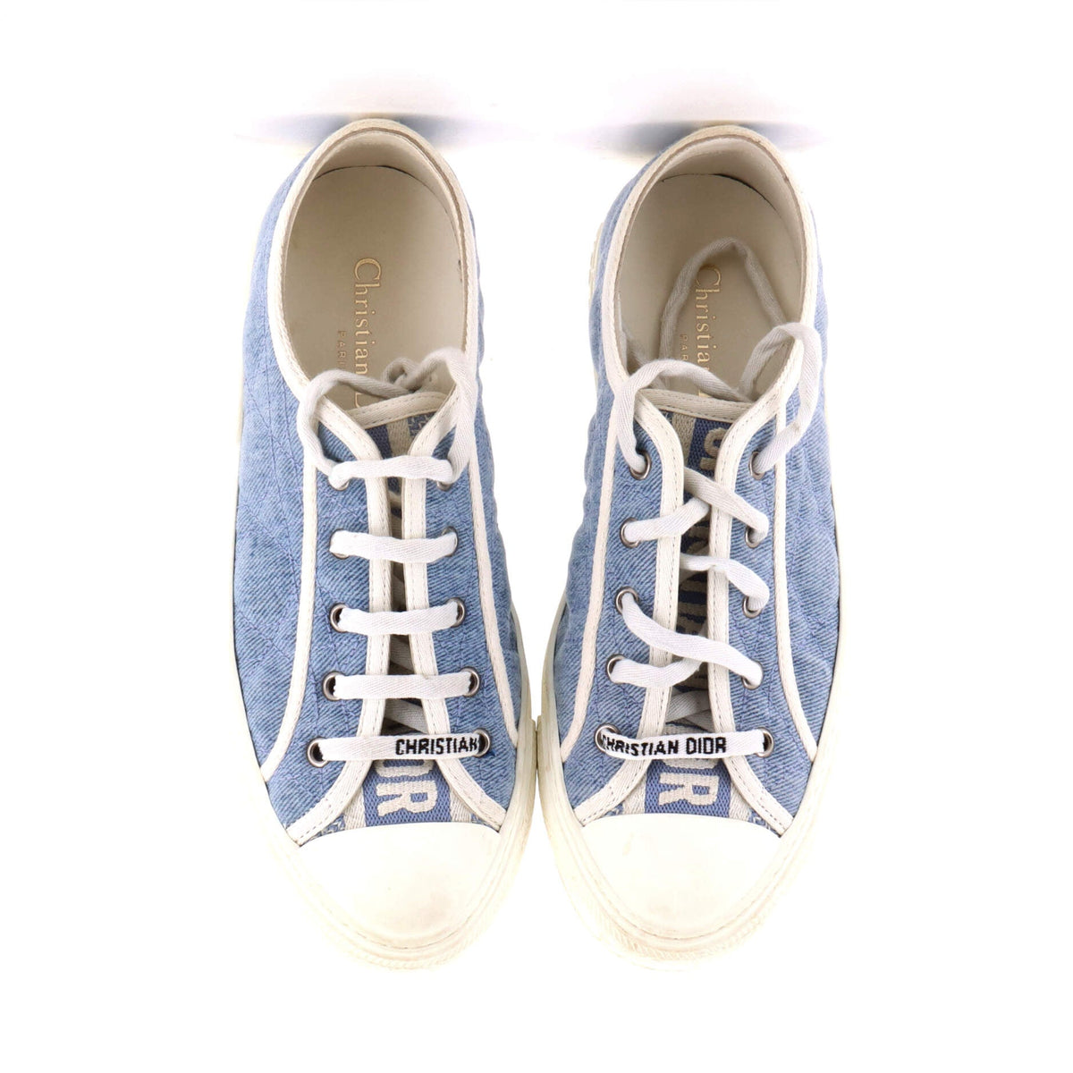 Women's Walk'N'Dior Sneakers Cannage Quilt Denim