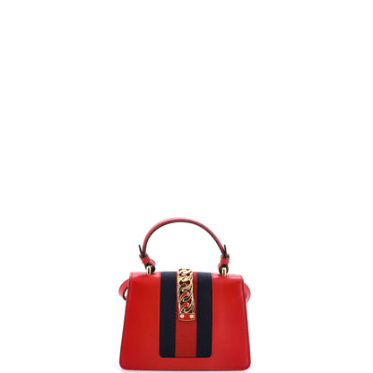 Sylvie Top Handle Bag Leather Mini