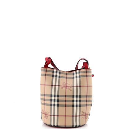 Lorne Bucket Bag Haymarket Coated Canvas Small