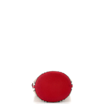 Lorne Bucket Bag Haymarket Coated Canvas Small