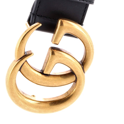 GG Marmont Belt Leather Wide