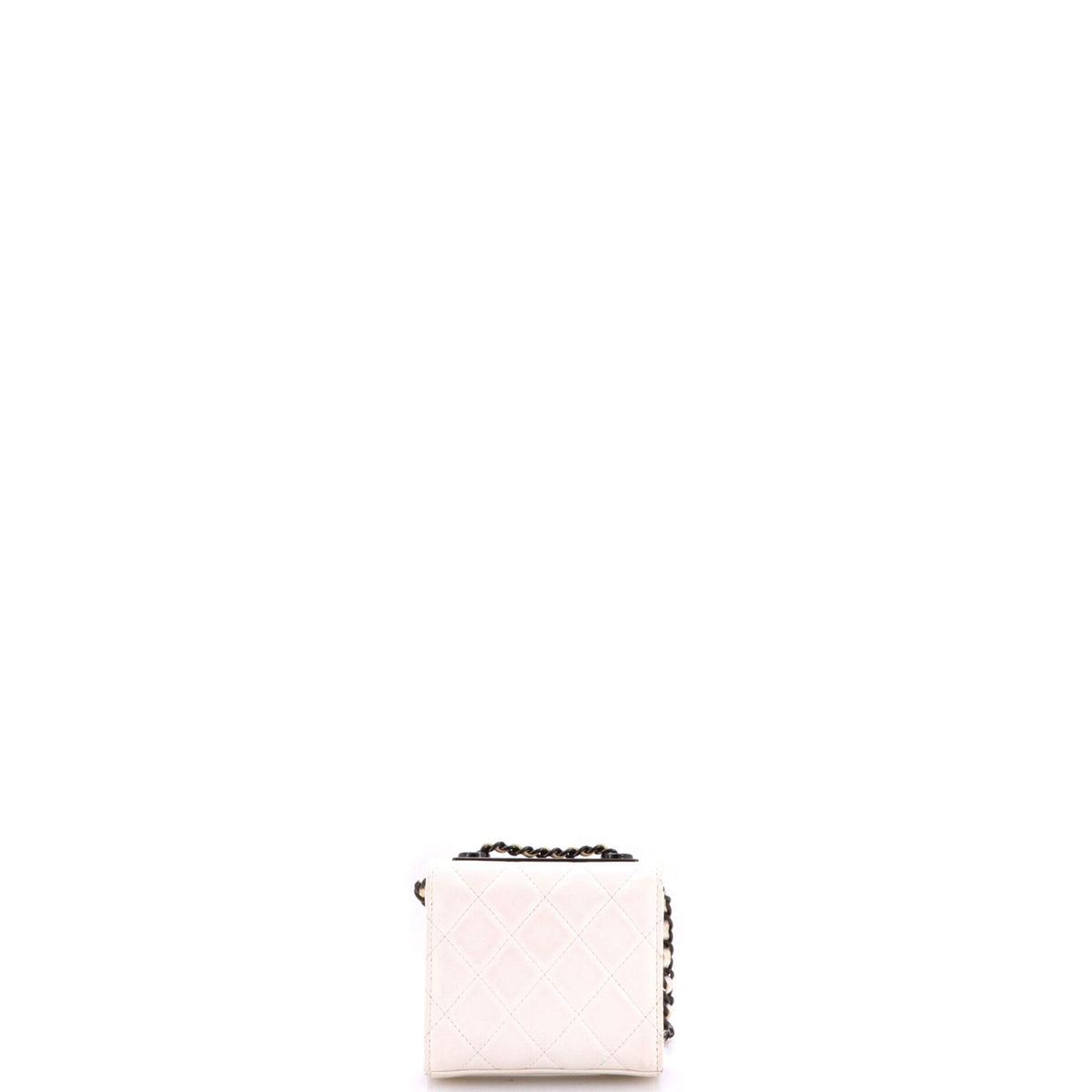 Trendy CC Clutch with Chain Quilted Lambskin Small