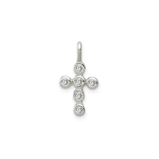 Cross Cubic Zirconia Charm Cross Pendant