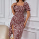 Small Floral Rose Red