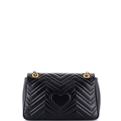 GG Marmont Flap Bag Matelasse Leather Medium