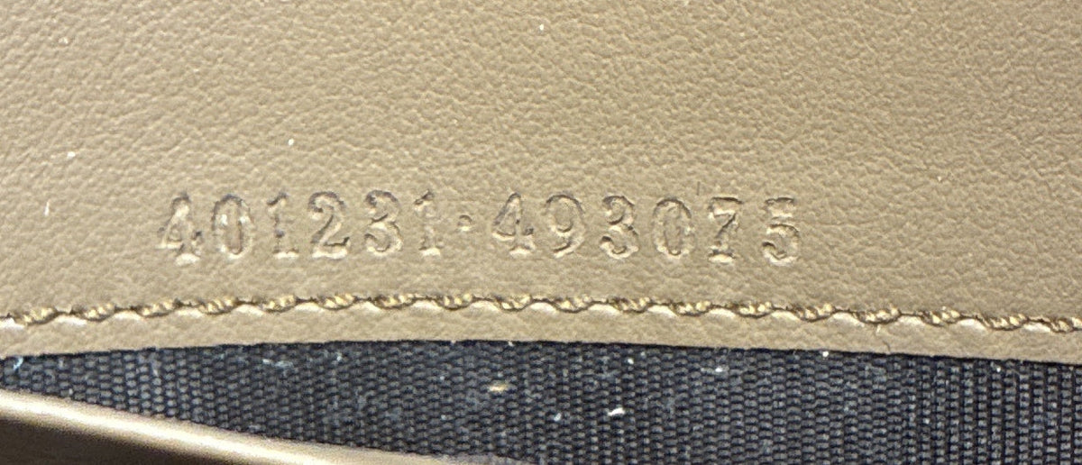 Dionysus Chain Wallet GG Coated Canvas Small