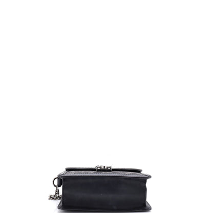 Ophidia Flap Top Handle Bag GG Canvas Mini