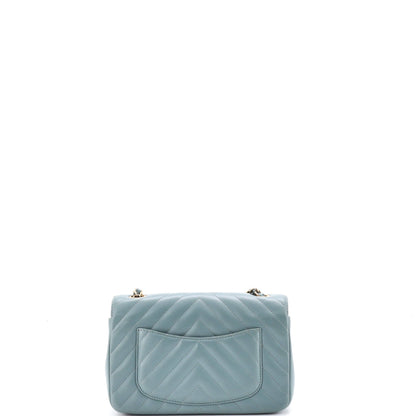 Classic Single Flap Bag Chevron Lambskin Mini