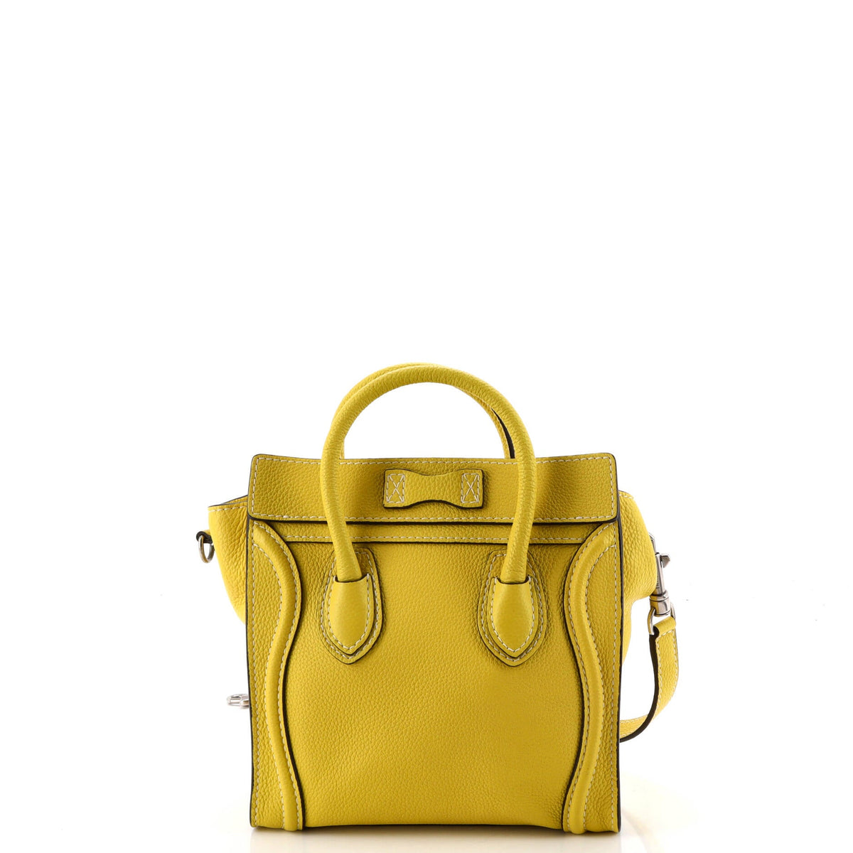 Luggage Bag Grainy Leather Nano