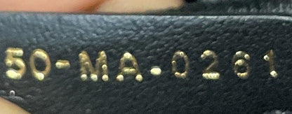 Saddle Handbag Mizza Embroidered Canvas Medium
