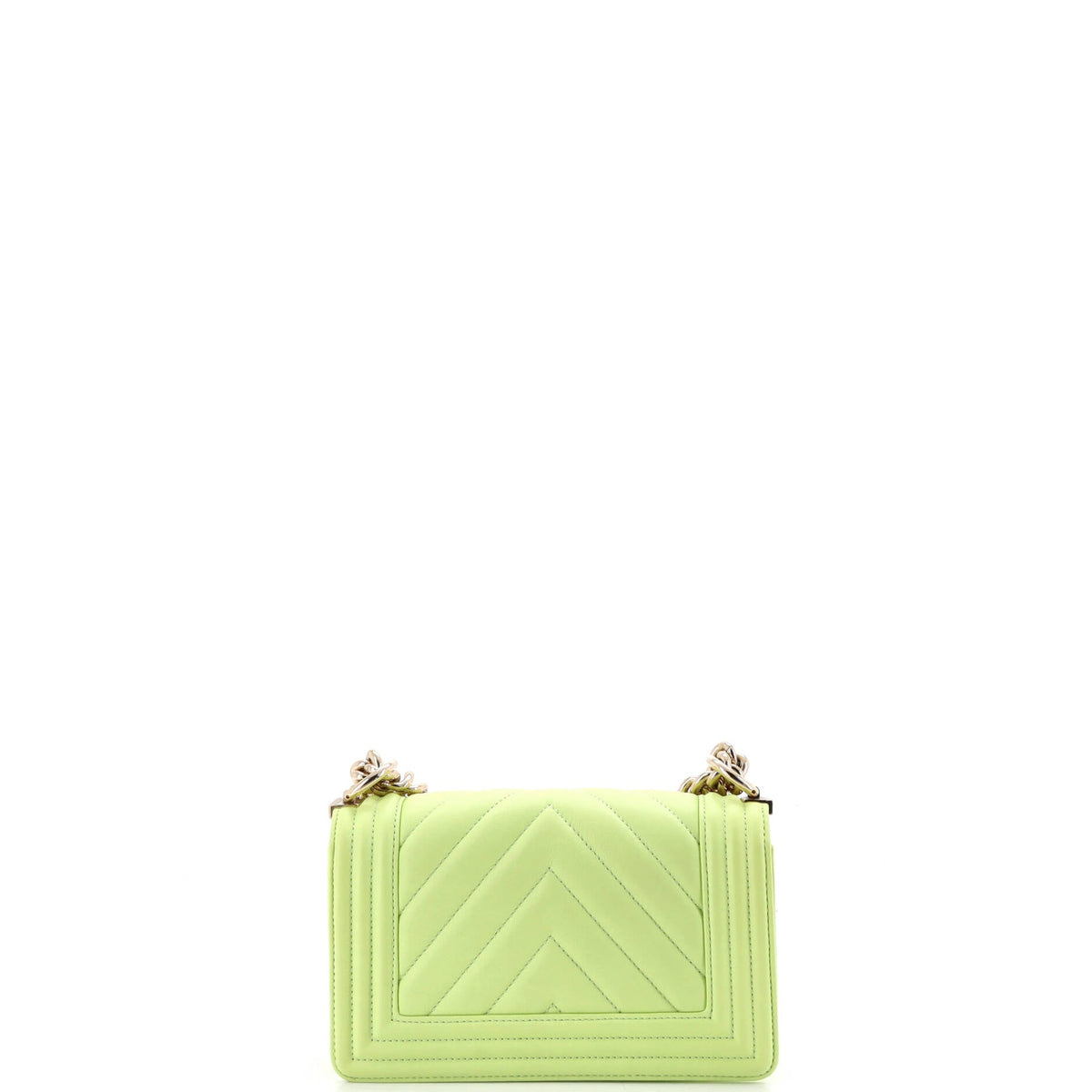 Boy Flap Bag Chevron Lambskin Small