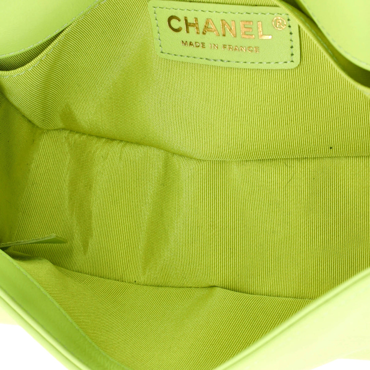 Boy Flap Bag Chevron Lambskin Small