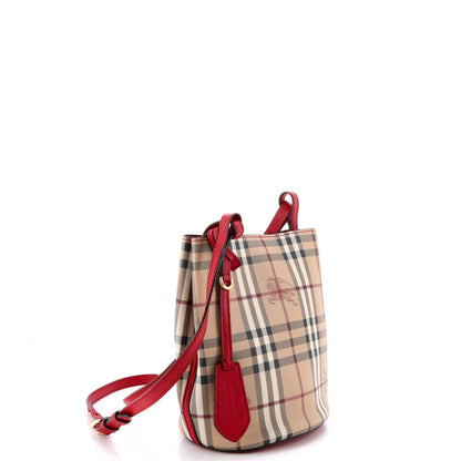 Lorne Bucket Bag Haymarket Coated Canvas Small