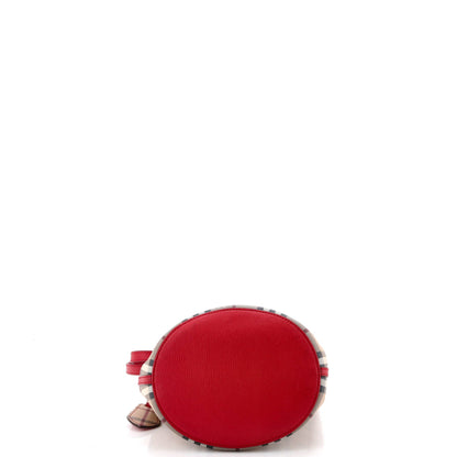 Lorne Bucket Bag Haymarket Coated Canvas Small