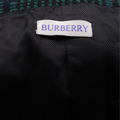 Men's Double Breasted Long Coat Printed Cotton Blend