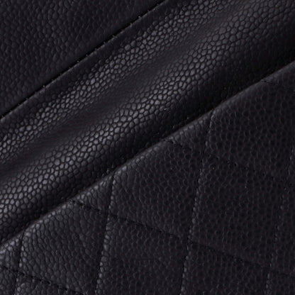 CC Foldover Clutch Quilted Caviar