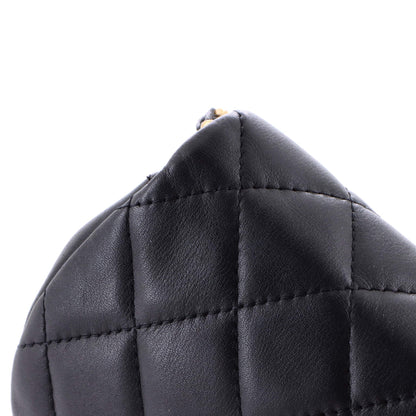Coco Mail Clutch with Chain Quilted Calfskin Mini