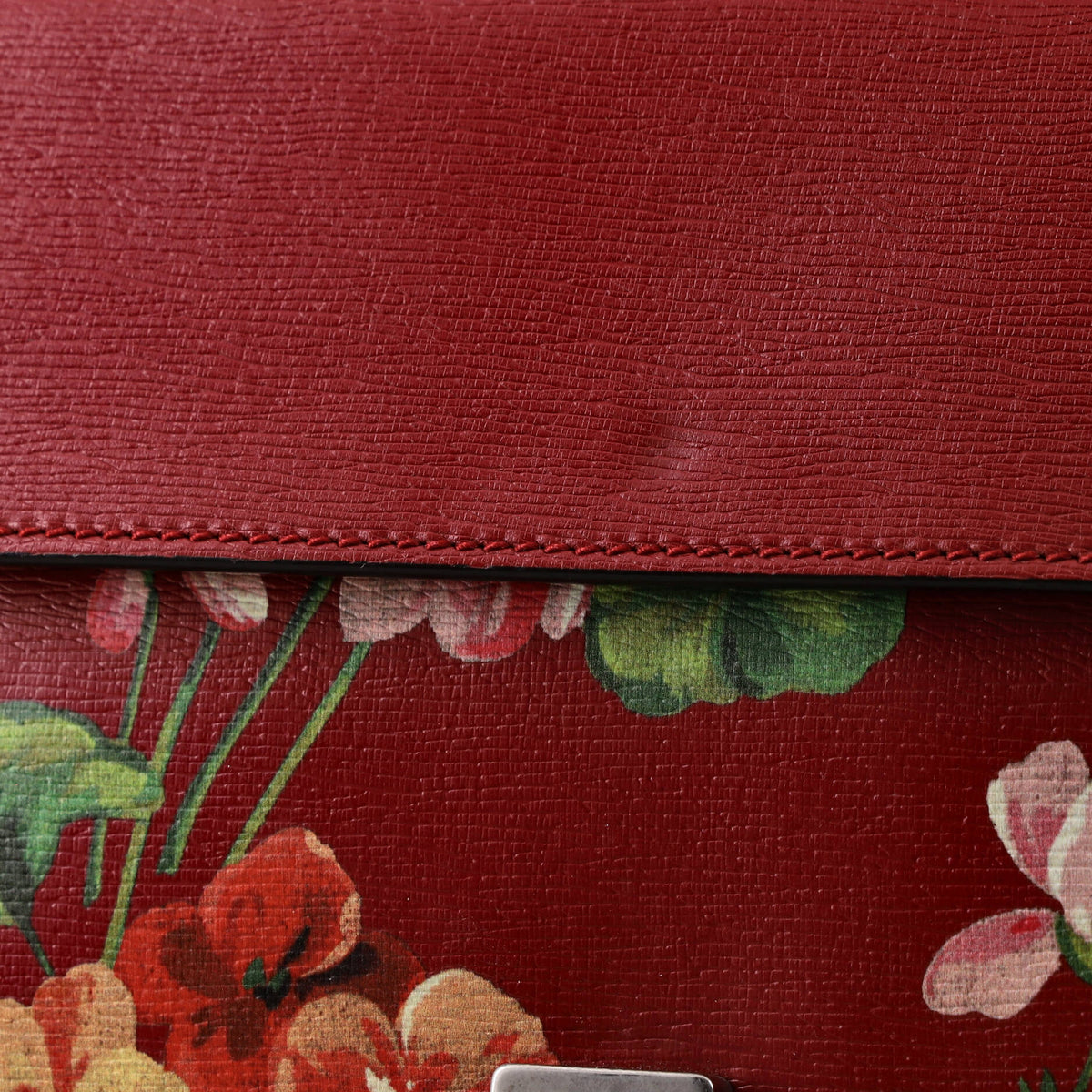 Dionysus Bag Blooms Print Leather Small