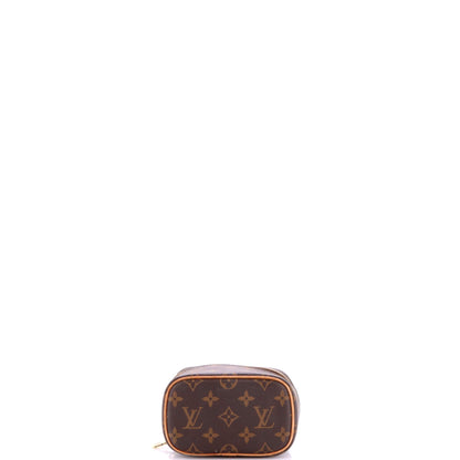 Nice Vanity Case Monogram Canvas Nano