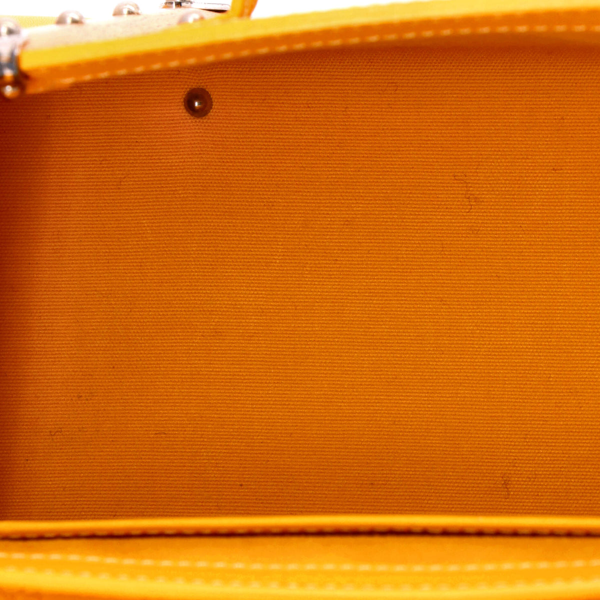 Structured Saigon Top Handle Bag Coated Canvas with Leather Mini