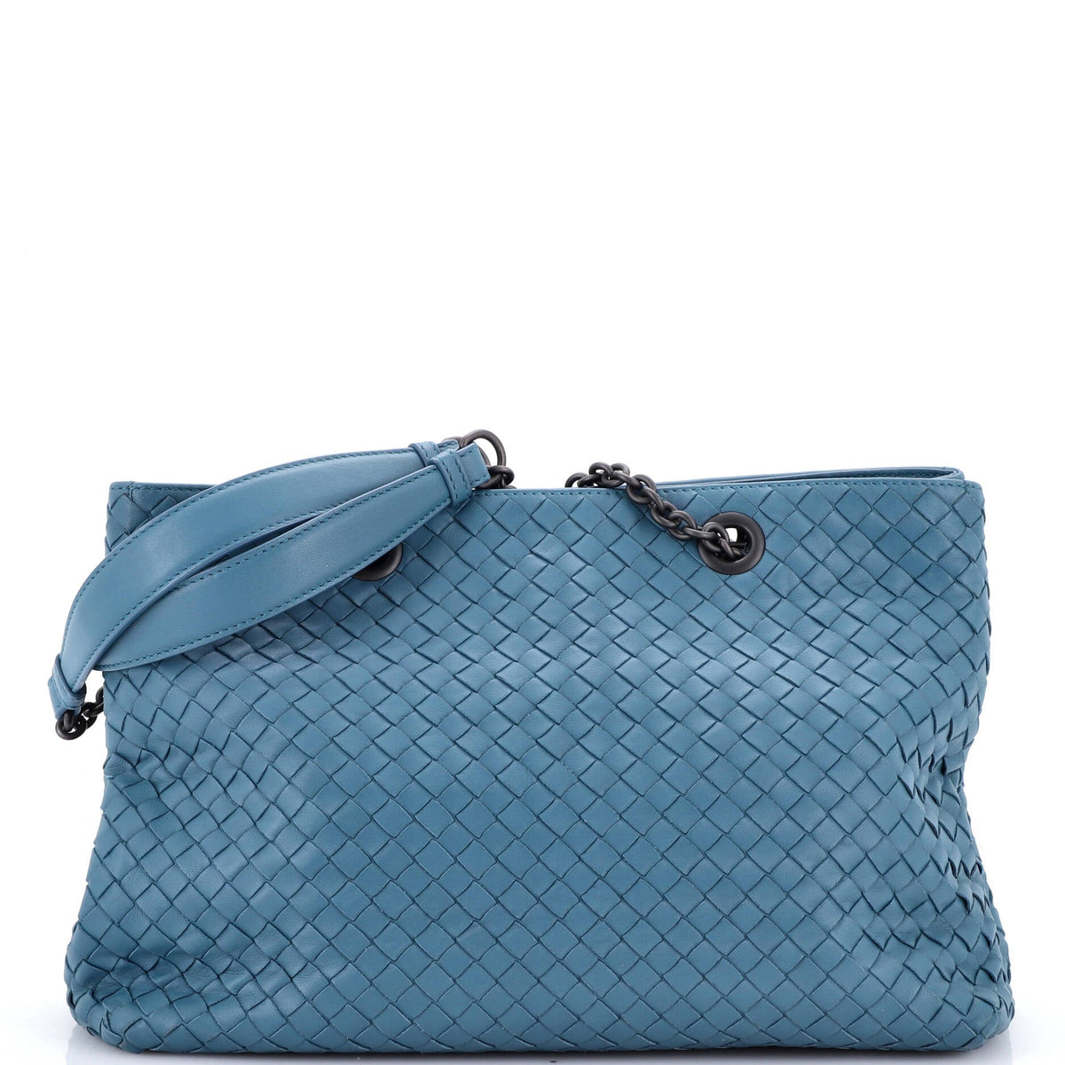 Double Chain Tote Intrecciato Nappa Medium
