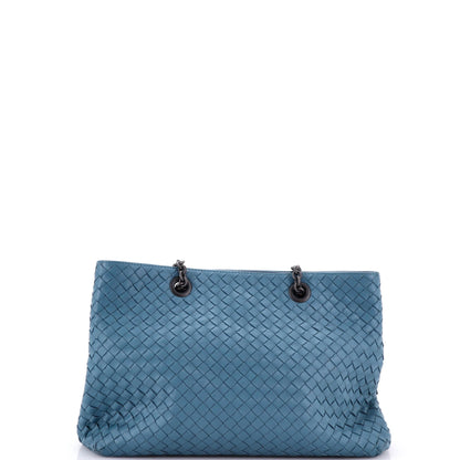 Double Chain Tote Intrecciato Nappa Medium