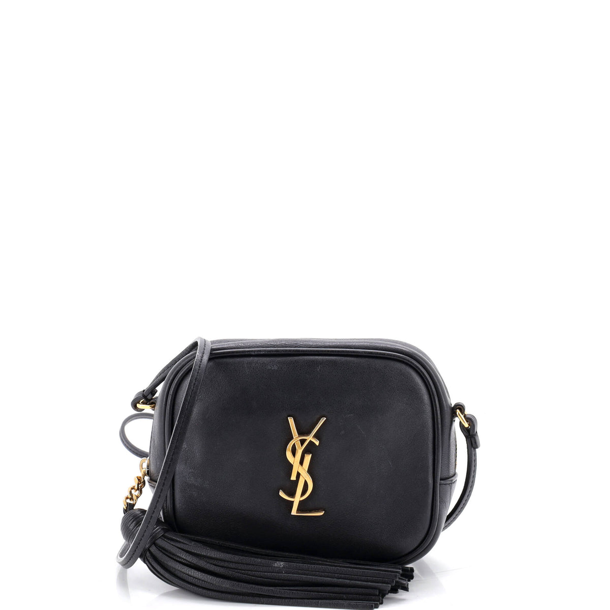 Classic Monogram Blogger Crossbody Bag Leather Small