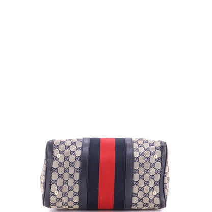 Vintage Web Boston Bag GG Canvas Medium