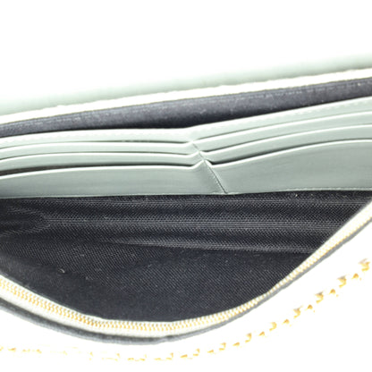 Saddle Chain Clutch Oblique Canvas