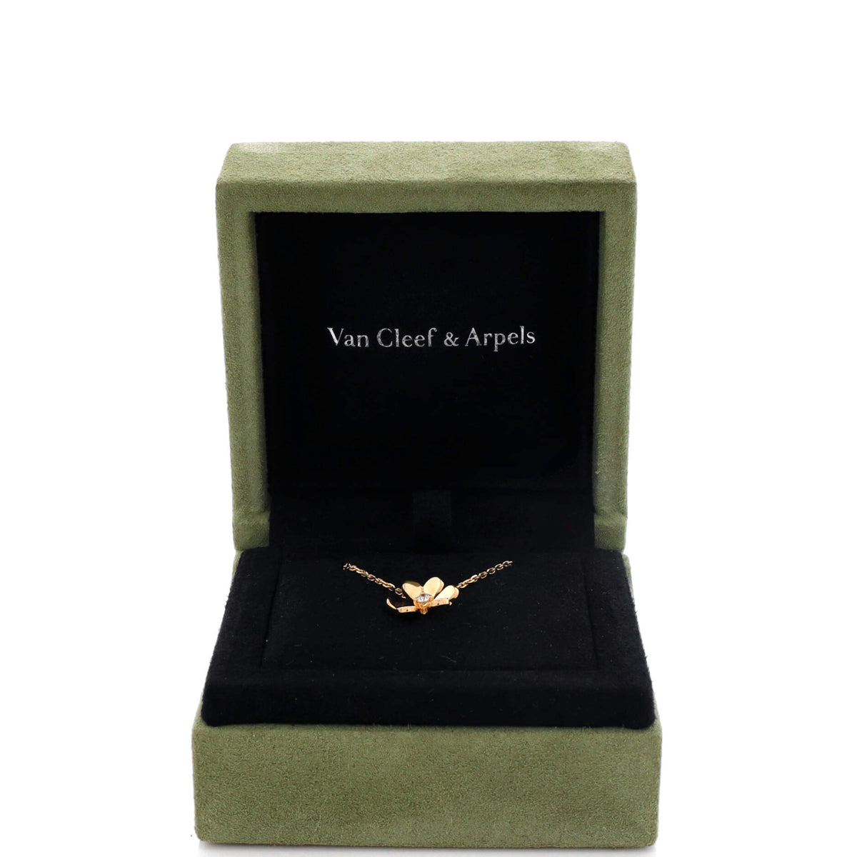Frivole Pendant Necklace 18K Yellow Gold and Diamond Mini