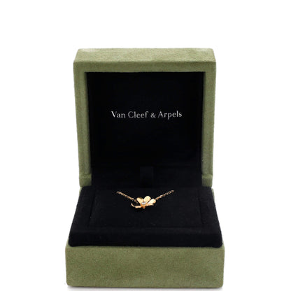 Frivole Pendant Necklace 18K Yellow Gold and Diamond Mini