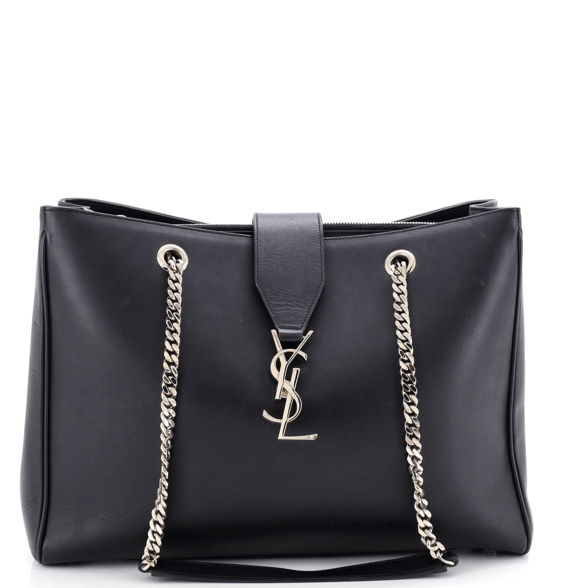 Classic Monogram Shopper Leather Large