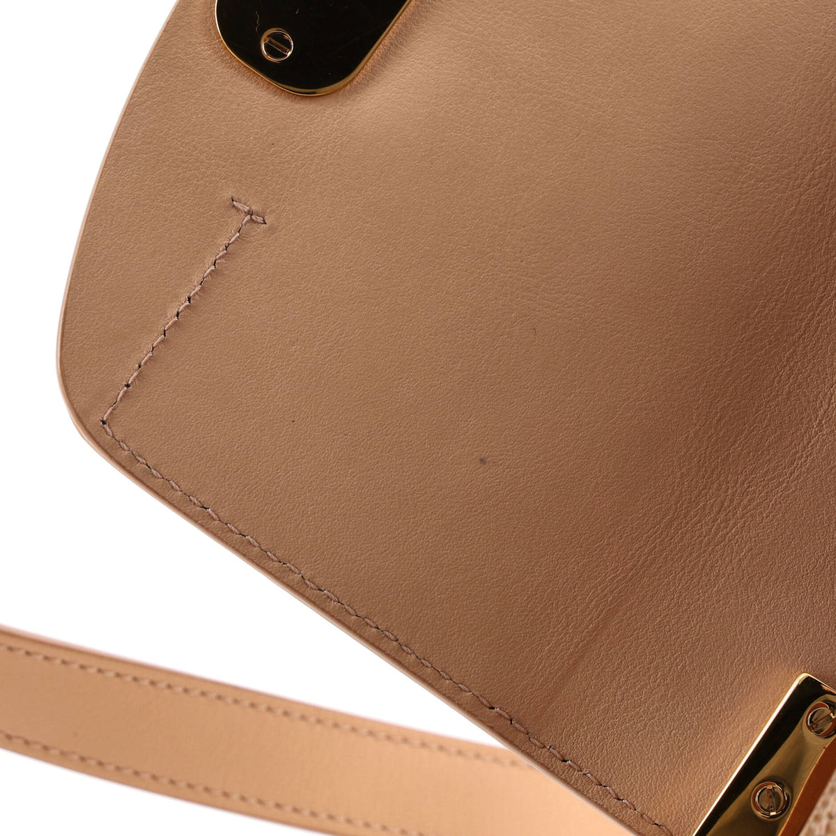 C Flap Bag Lizard Embossed Leather Mini
