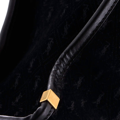 Cutout Convertible Tote Monogram All Over Suede