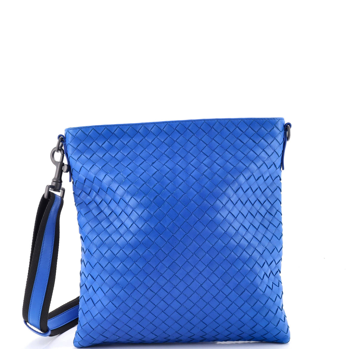 Flat Messenger Bag Intrecciato Nappa Medium