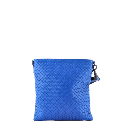 Flat Messenger Bag Intrecciato Nappa Medium