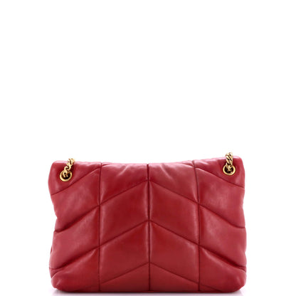 Loulou Puffer Shoulder Bag Quilted Leather Medium