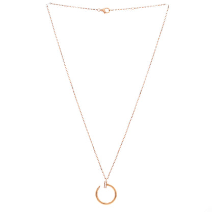 Juste un Clou Pendant Necklace 18K Rose Gold with Diamonds