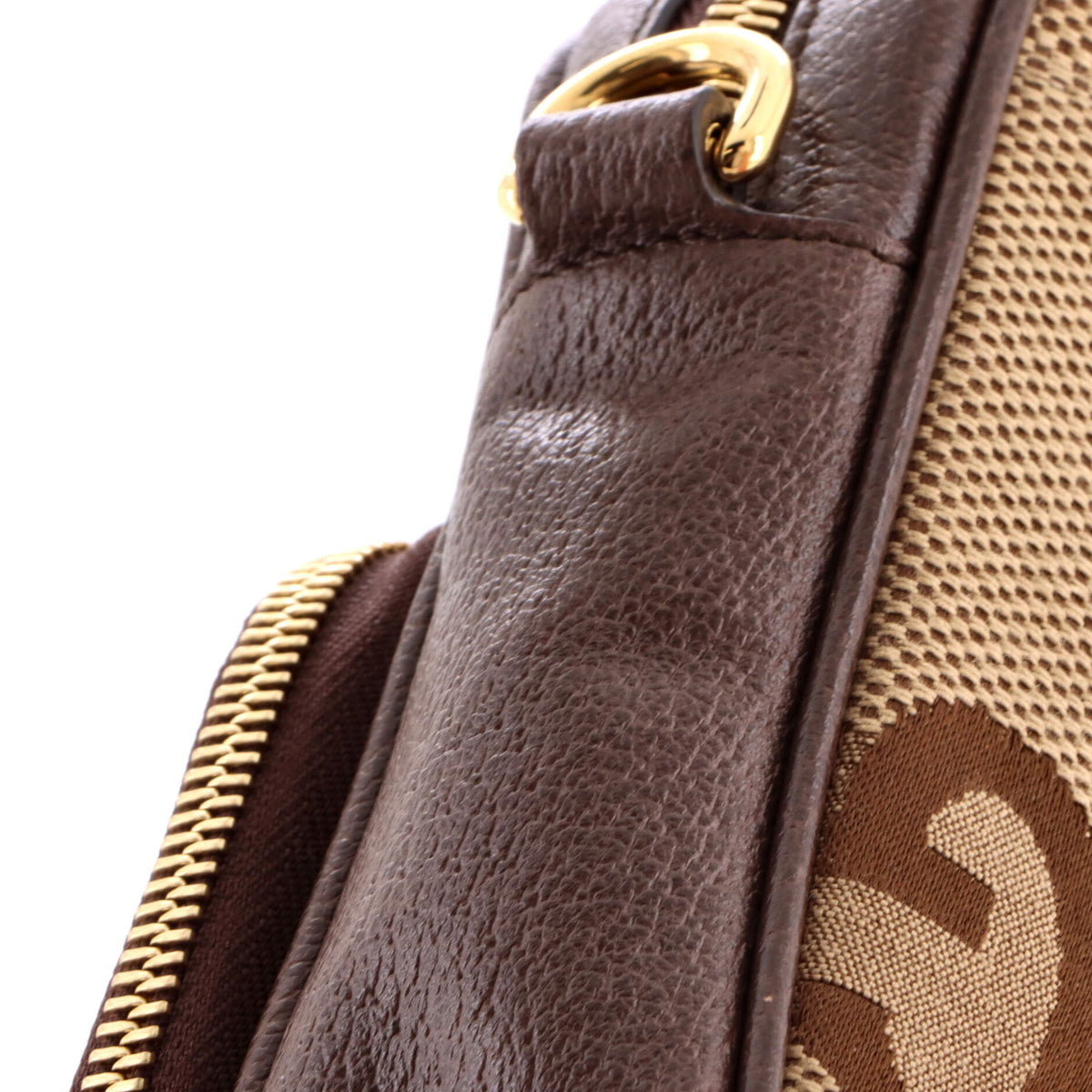 Front Pocket Web Crossbody Bag Jumbo GG Canva Mini