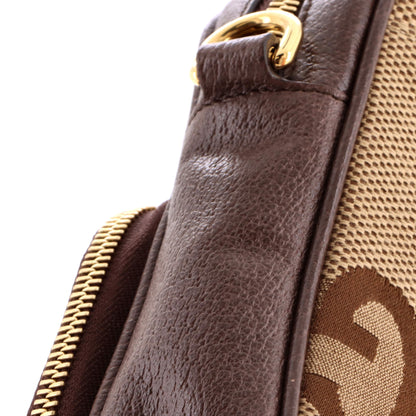 Front Pocket Web Crossbody Bag Jumbo GG Canva Mini