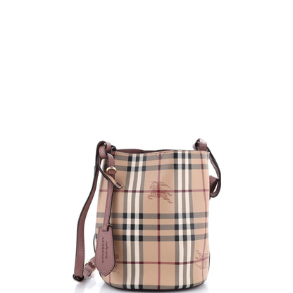 Lorne Bucket Bag Haymarket Coated Canvas Small