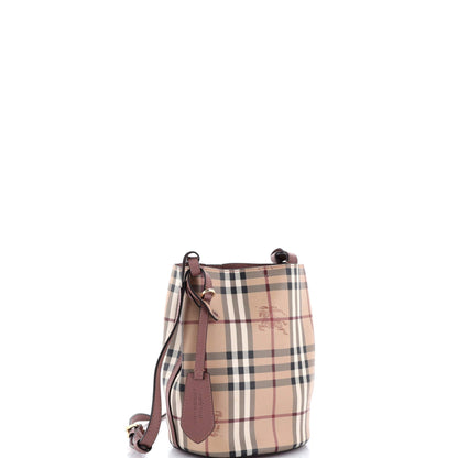 Lorne Bucket Bag Haymarket Coated Canvas Small