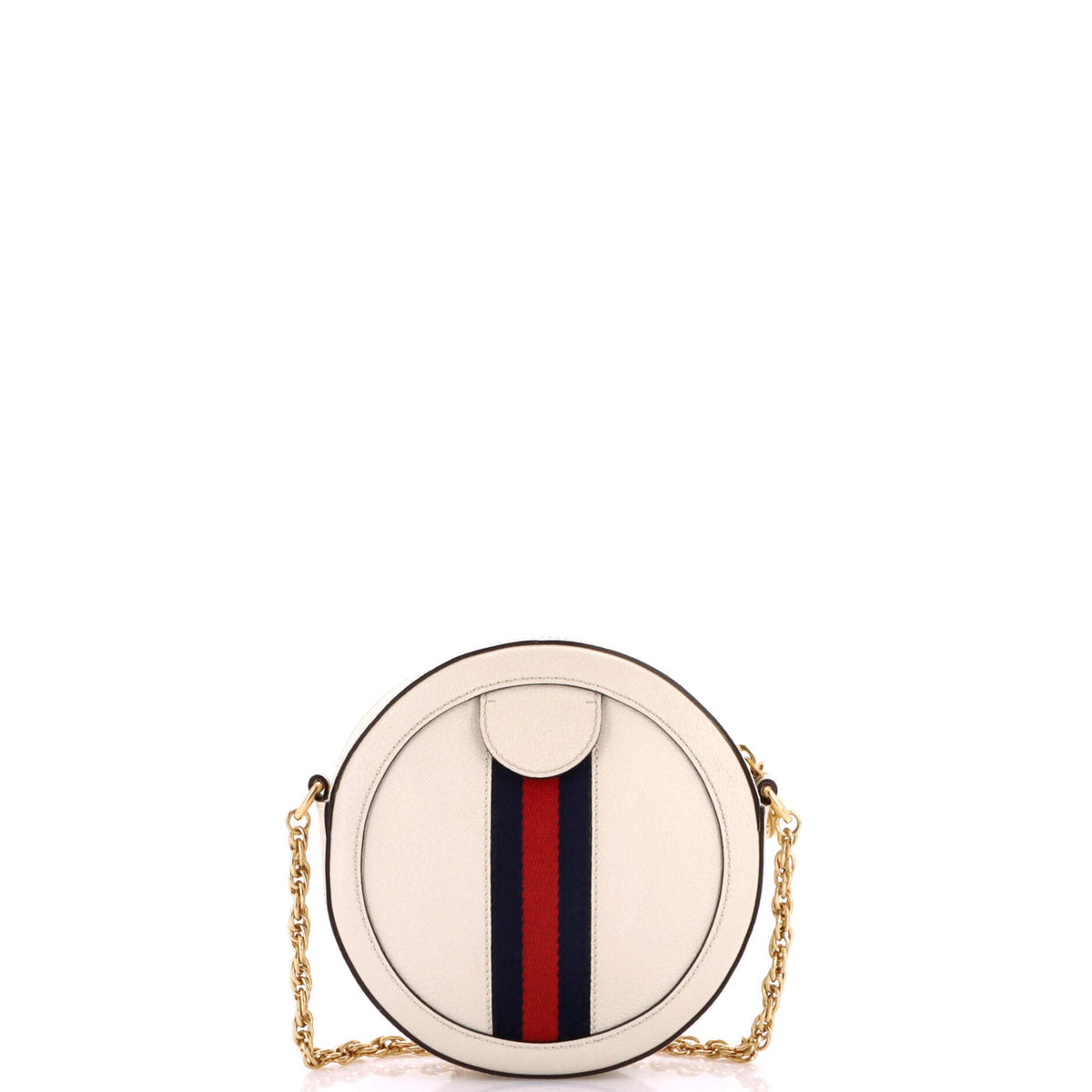 Ophidia Round Shoulder Bag Leather Mini