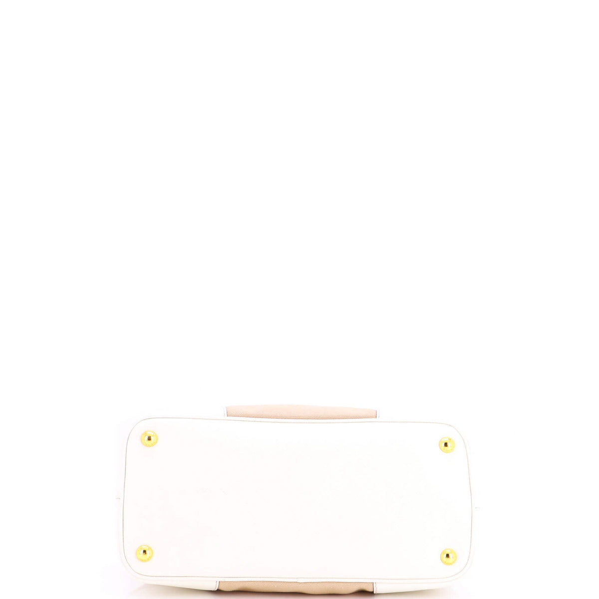 Cuir Double Tote Canvas and Saffiano Leather Medium